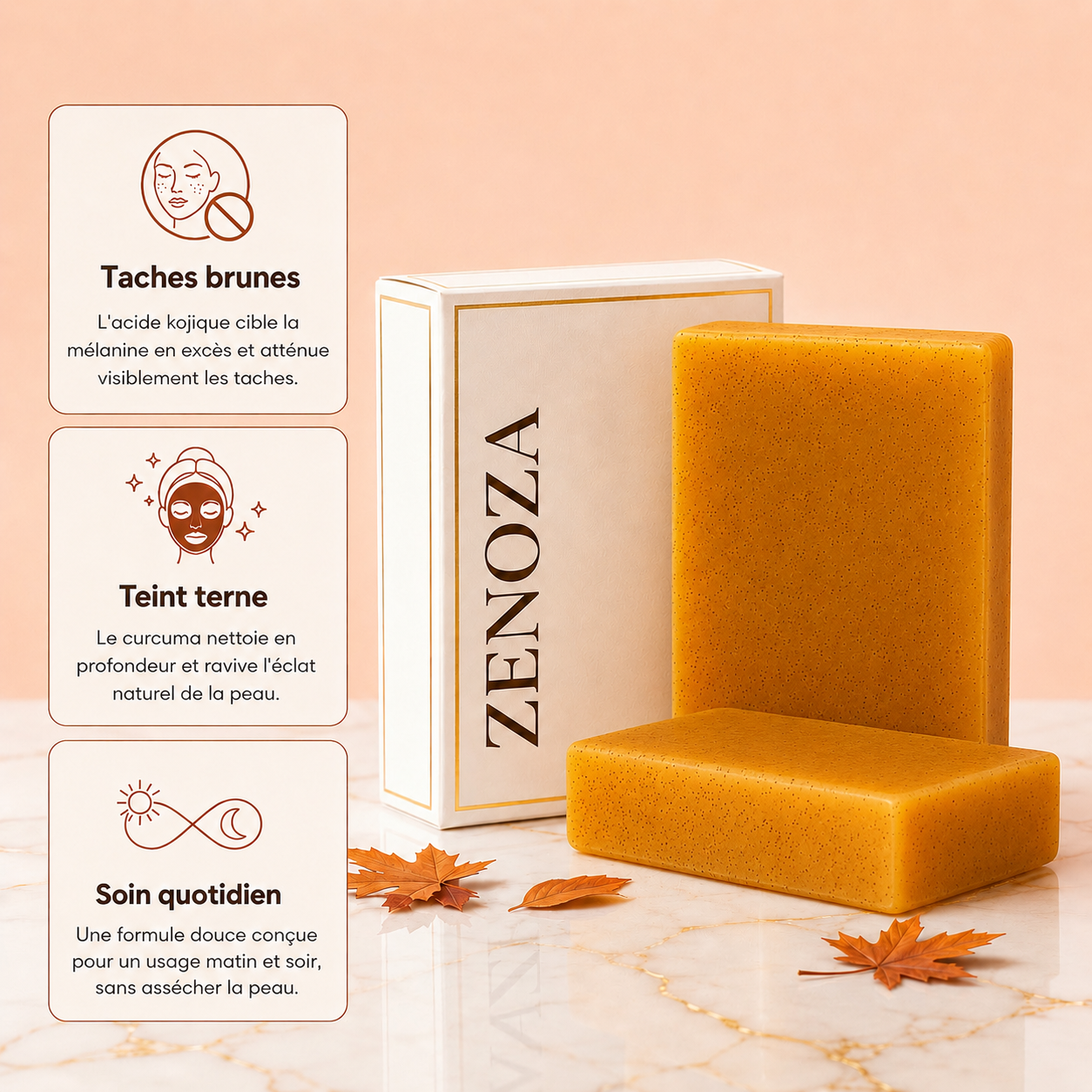Savon Anti-Imperfections au Curcuma